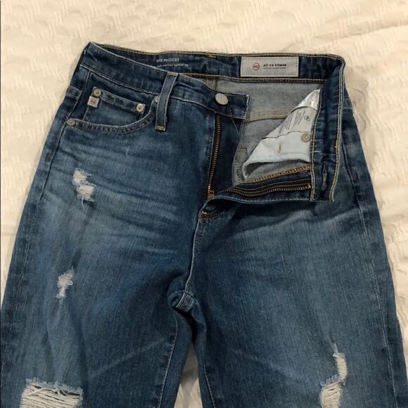 AG Phoebe high waisted distressed jeans - Picture 2 of 7